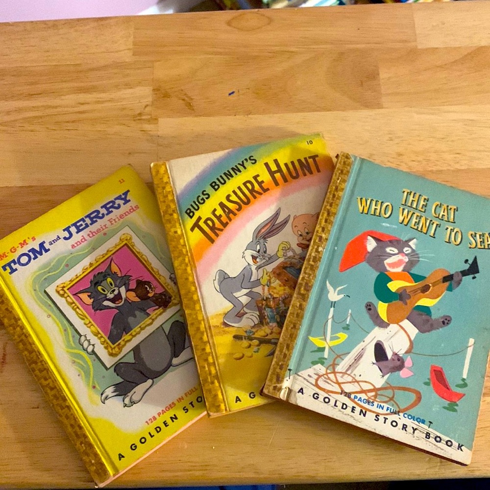 Set of 3 children books. A Golden Story Book series, gently used.
